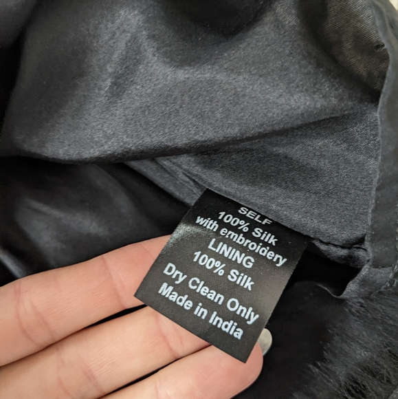 Cynthia Rowley Embroidered Silk Peplum Top Sz S/M - Picture 7 of 9